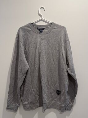 Brook Brothers Classic Gray Crewneck Sweatshirt